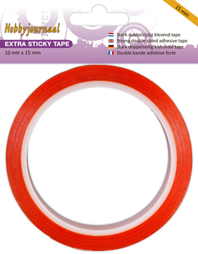 Hobbyjournaal - Extra Sticky Tape - 15 mm