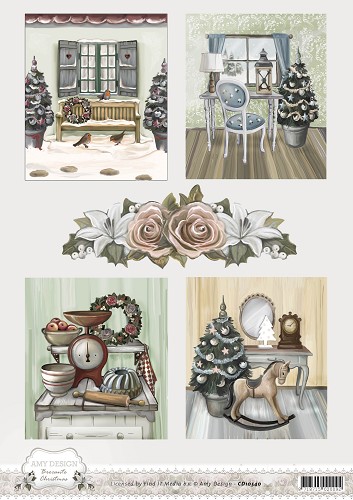 3D Knipvel - Amy Design - Brocante Christmas - Pictures 3D Knipvel - Amy Design - Brocante Christmas - Pictures