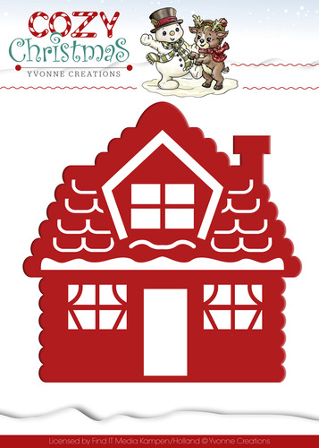 Gingerbread House - Cozy Christmas - Snijmal - Yvonne Creations Gingerbread House - Cozy Christmas - Snijmal - Yvonne Creations