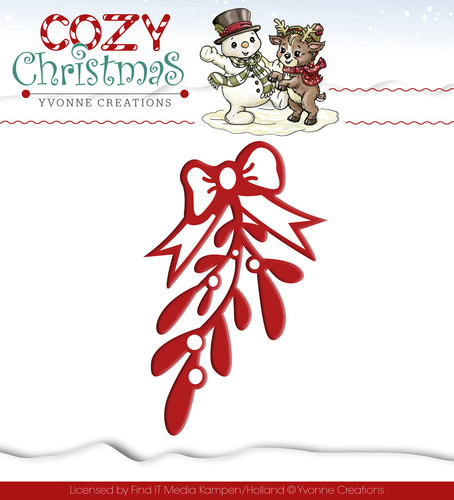 Mistletoe - Cozy Christmas - Snijmal - Yvonne Creations Mistletoe - Cozy Christmas - Snijmal - Yvonne Creations