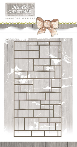 Die - Precious Marieke - Rustic Christmas - Brick Wall Die - Precious Marieke - Rustic Christmas - Brick Wall