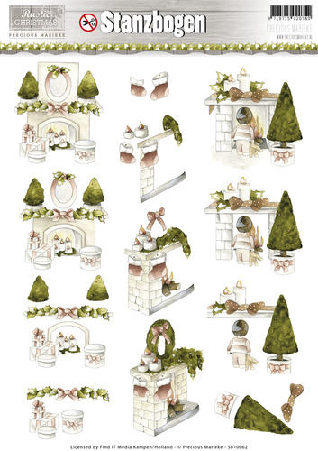 Nr. 2 Rustic Christmas 3D-Uitdrukvel Push-Out Precious Marieke Nr. 2 Rustic Christmas 3D-Uitdrukvel Push-Out Precious Marieke