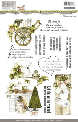 Rustic Christmas - Clear Stamp - Precious Marieke Rustic Christmas - Clear Stamp - Precious Marieke