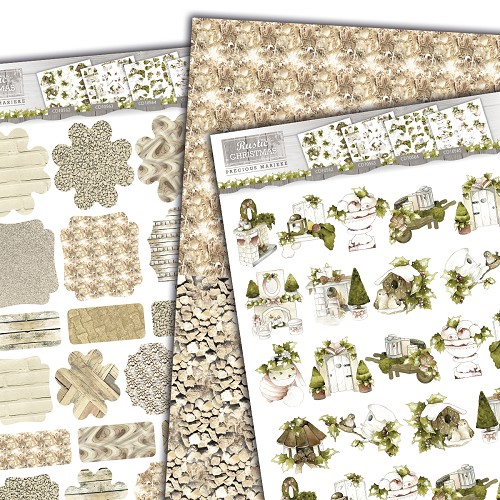 Mini`s & Labels Rustic Christmas by Precious Marieke Mini`s & Labels Rustic Christmas by Precious Marieke