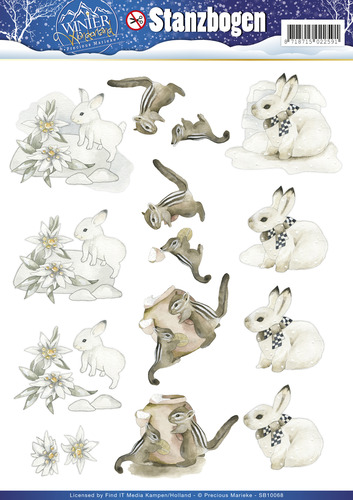 Nr. 3 Winter Wonderland 3D-Uitdrukvel Push-Out Precious Marieke Nr. 3 Winter Wonderland 3D-Uitdrukvel Push-Out Precious Marieke