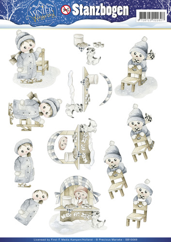 Nr. 4 Winter Wonderland 3D-Uitdrukvel Push-Out Precious Marieke Nr. 4 Winter Wonderland 3D-Uitdrukvel Push-Out Precious Marieke
