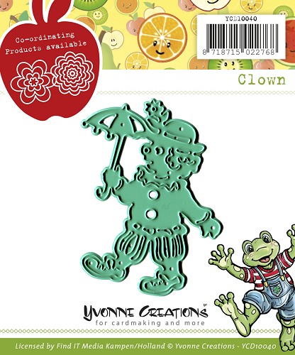 Clown - Snijmal - Yvonne Creations Clown - Snijmal - Yvonne Creations