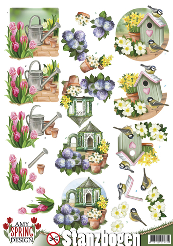 Nr. 1 Spring 3D-Push-Out Amy Design Nr. 1 Spring 3D-Push-Out Amy Design
