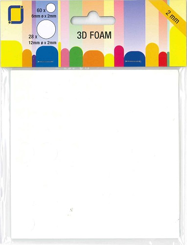 Foam rounds 2 mm outer box