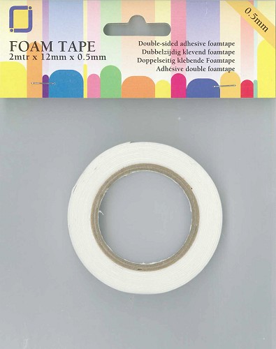 Foam tape rolls 0 5 mm.