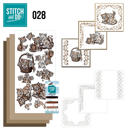 Stitch and Do 28 - Brown Cats Stitch and Do 28 - Brown Cats
