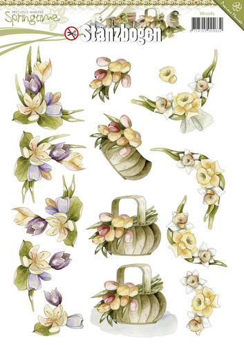 Nr. 2 Springtime 3D-Uitdrukvel Push-Out Precious Marieke Nr. 2 Springtime 3D-Uitdrukvel Push-Out Precious Marieke