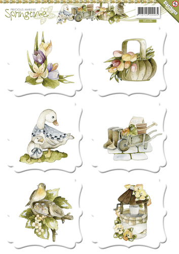 Nr. 5 Topper Springtime 3D-Uitdrukvel Push-Out Precious Marieke Nr. 5 Topper Springtime 3D-Uitdrukvel Push-Out Precious Marieke