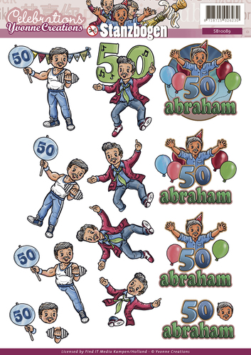 Nr. 3 Celebrations 3D-Uitdrukvel Push-Out Yvonne Creations Nr. 3 Celebrations 3D-Uitdrukvel Push-Out Yvonne Creations