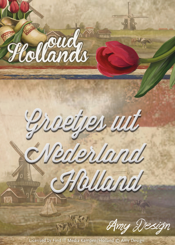 Die - Amy Design - Oud Hollands - Groetjes uit Nederland Holland Die - Amy Design - Oud Hollands - Groetjes uit Nederland Holland