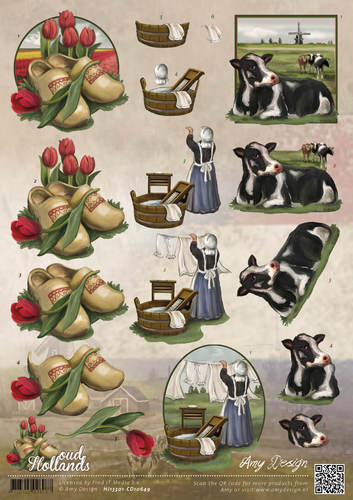 Nederlandse Iconen 3D-Knipvel Amy Design Nederlandse Iconen 3D-Knipvel Amy Design