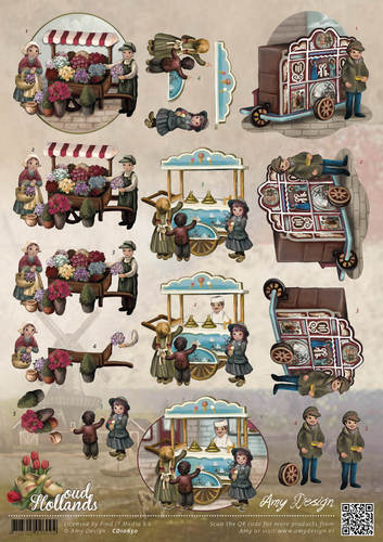 Oud Hollands - Oud-Hollands 3D-Knipvel Amy Design Oud Hollands - Oud-Hollands 3D-Knipvel Amy Design
