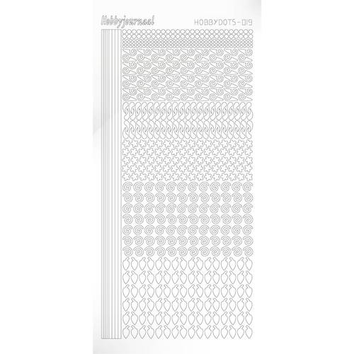Hobbydots sticker - Adhesive White Hobbydots sticker - Adhesive White