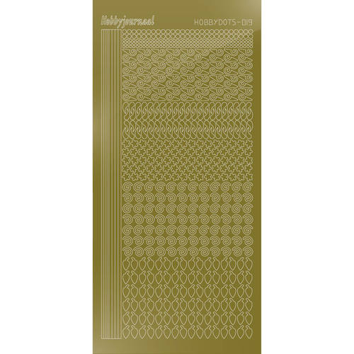 Hobbydots sticker - Mirror Gold Hobbydots sticker - Mirror Gold