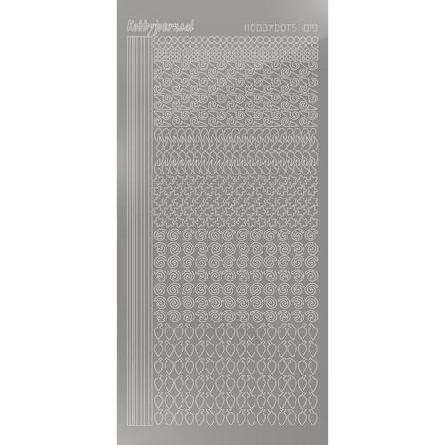 Hobbydots sticker - Mirror - Silver Hobbydots sticker - Mirror - Silver