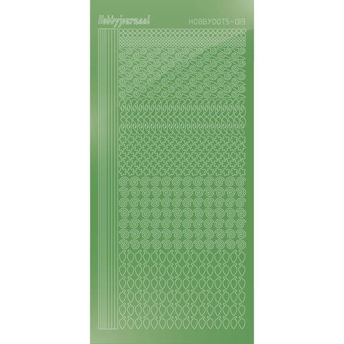 Hobbydots sticker - Mirror Lime Hobbydots sticker - Mirror Lime