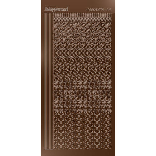 Hobbydots sticker - Mirror Brown Hobbydots sticker - Mirror Brown