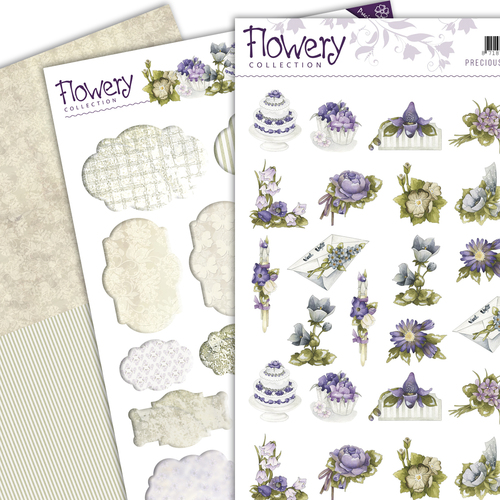3D SET - Precious Marieke - Flowery - Minis & Labels 3D SET - Precious Marieke - Flowery - Minis & Labels