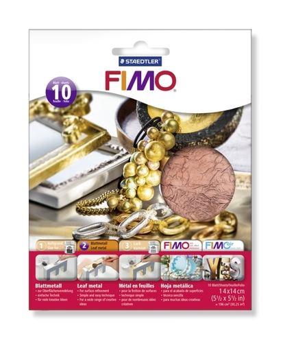 Fimo bladmetaal koper 10 vel