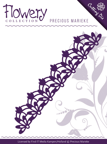 Die - Precious Marieke - Flowery - Fleur-de-Lis border