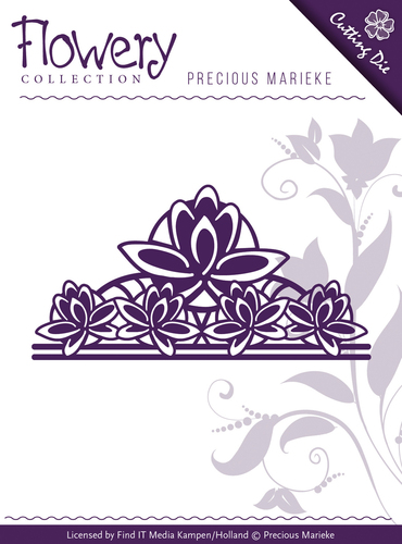 Die - Precious Marieke - Flowery - Fleur-de-Lis Ornament Die - Precious Marieke - Flowery - Fleur-de-Lis Ornament