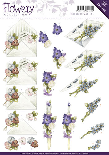 Flower Gift Flowery 3D-Knipvel Precious Marieke Flower Gift Flowery 3D-Knipvel Precious Marieke