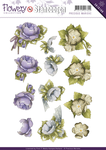 Nr. 1 Flowery 3D-Uitdrukvel Push-Out Precious Marieke Nr. 1 Flowery 3D-Uitdrukvel Push-Out Precious Marieke