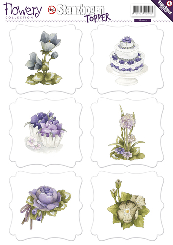 Nr. 5 Topper Flowery 3D-Uitdrukvel Push-Out Precious Marieke Nr. 5 Topper Flowery 3D-Uitdrukvel Push-Out Precious Marieke