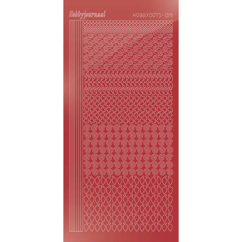 Hobbydots sticker - Mirror - Christmas Red Hobbydots sticker - Mirror - Christmas Red