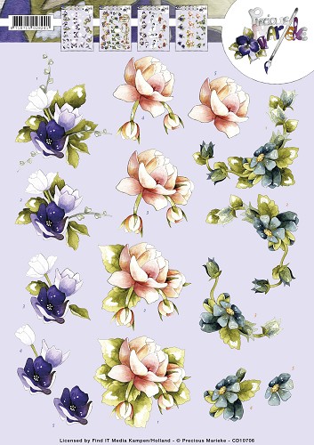 Nr. 9 Bloemen 3D-Knipvel Precious Marieke Nr. 9 Bloemen 3D-Knipvel Precious Marieke