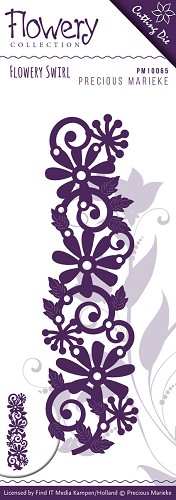 Die - Precious Marieke - Flowery - Swirl Die - Precious Marieke - Flowery - Swirl