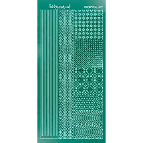 Hobbydots sticker - Mirror - Christmas Green