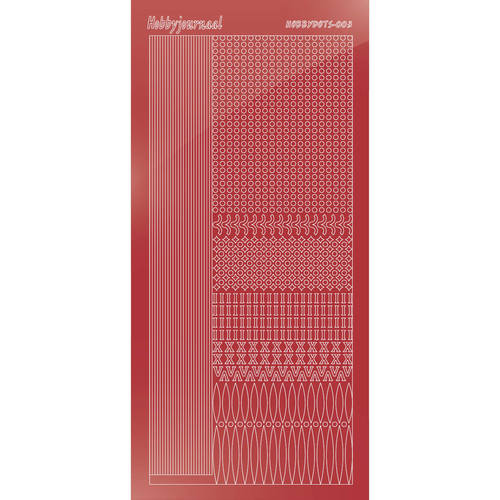 Hobbydots sticker - Mirror - Christmas Red Hobbydots sticker - Mirror - Christmas Red