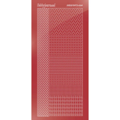 Hobbydots sticker - Mirror - Christmas Red Hobbydots sticker - Mirror - Christmas Red