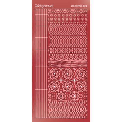 Hobbydots sticker - Mirror - Christmas Red Hobbydots sticker - Mirror - Christmas Red