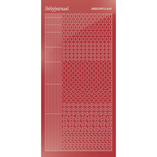 Hobbydots sticker - Mirror - Christmas Red Hobbydots sticker - Mirror - Christmas Red