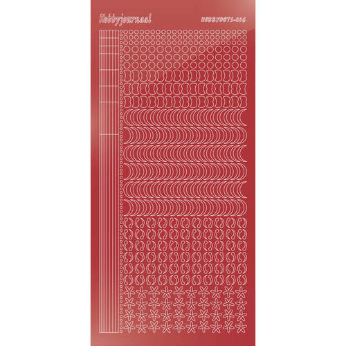 Hobbydots sticker - Mirror - Christmas Red Hobbydots sticker - Mirror - Christmas Red