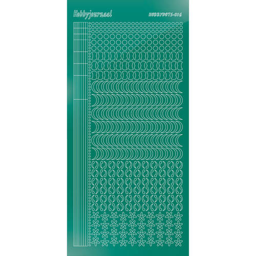 Hobbydots sticker - Mirror - Christmas Green Hobbydots sticker - Mirror - Christmas Green