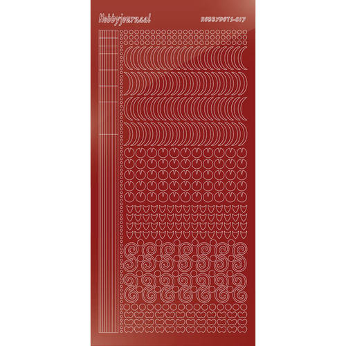 Hobbydots sticker - Mirror - Christmas Red Hobbydots sticker - Mirror - Christmas Red
