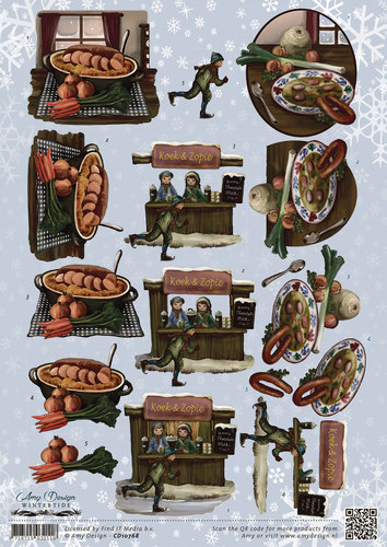Winterfood - Wintertide 3D-Knipvel Amy Design Winterfood - Wintertide 3D-Knipvel Amy Design