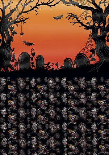 Backgroundsheets - Yvonne Creations - Happy Halloween Backgroundsheets - Yvonne Creations - Happy Halloween