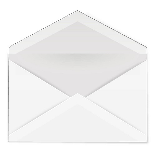 Enveloppen 113 x 177 mm Wit 80 grams
