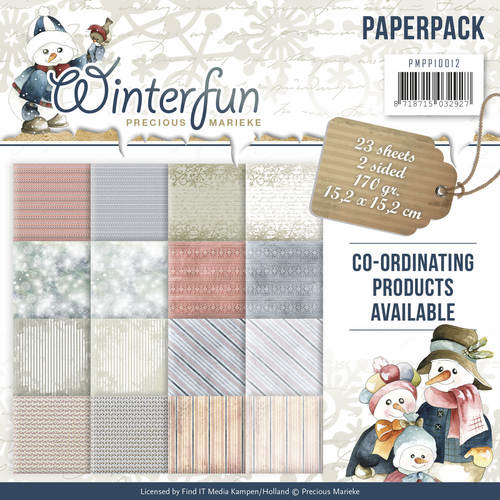 Paperpack - Precious Marieke - Winterfun Paperpack - Precious Marieke - Winterfun