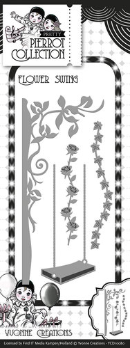 Flower Swing - Pretty Pierrot - Snijmal - Yvonne Creations