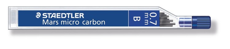 Mars micro carbon fijnstift 0,7 mm HB 12 st Mars micro carbon fijnstift 0,7 mm HB 12 st